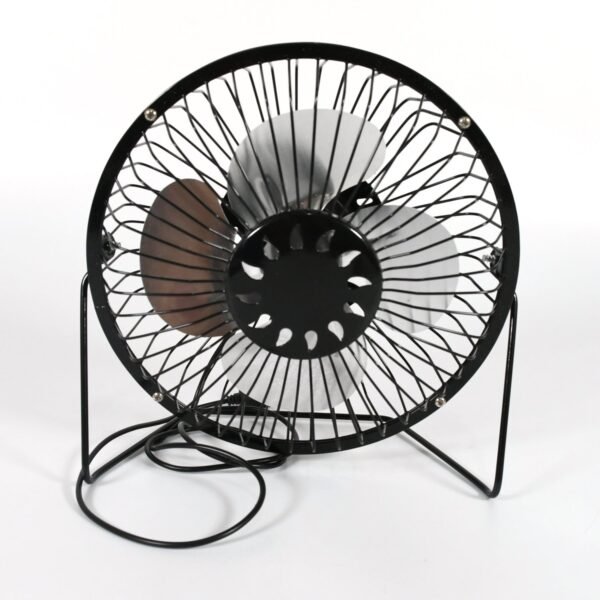 4_845f96c8-fff4-4381-ab3f-1e3045b834f6.jpg USB Table Desk Personal Metal Electronic Fan, Compatible with Computers, Laptops, Student Dormitory, Suitable For Office, School Use (1 Pc)