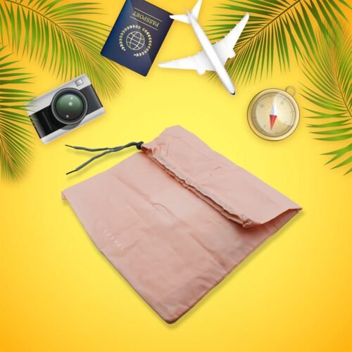 Travel Storage Bag Set – Waterproof Nylon Drawstring Organizers Clothes & (4 Pc)