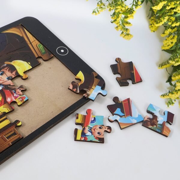 Kids Mini Cartoon Jigsaw Puzzle – 1 Pc Mix Design