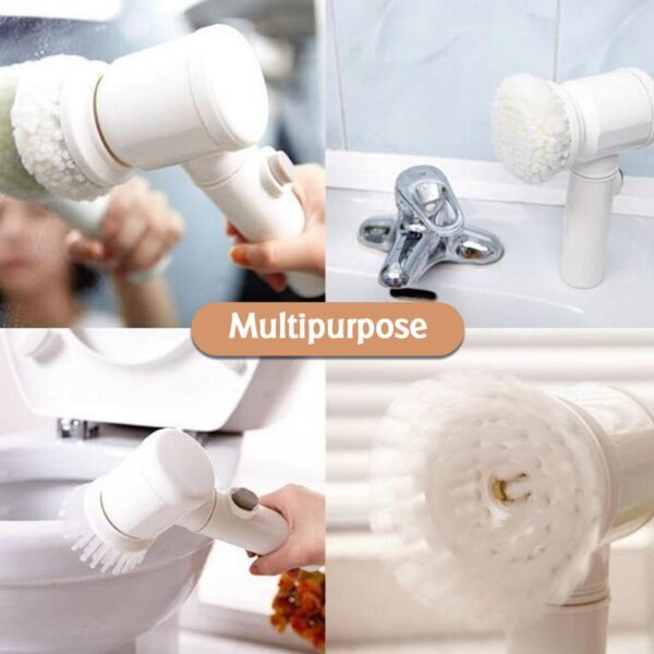 4_a1e595b6-0dfa-4593-b075-61c334fe252b.jpg 5in1 Home Kitchen Electric Cleaning Brush, Electric Spin Scrubber
