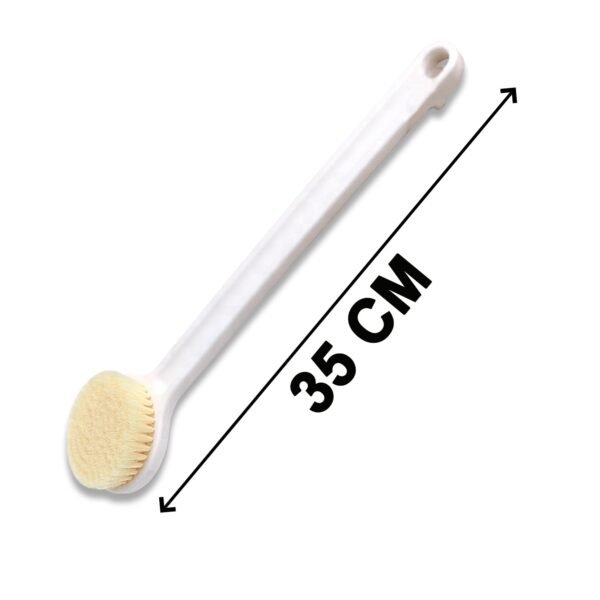 Body Brush Long Handle Dry Brush Soft Bristle Bath Brush Back Scrub Exfoliating