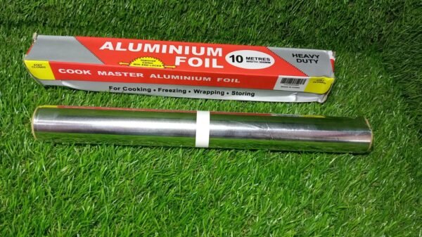 Heavy-Duty Aluminum Foil Roll – Non-Stick, Thick Sheet Baking & (10m x 300mm)