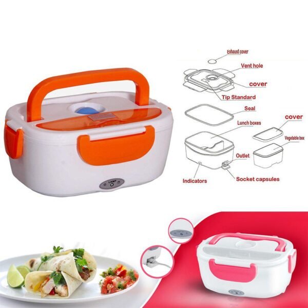Portable Lunch Dabba Electric foods Warmer Box Tiffin / Portable Electric Box