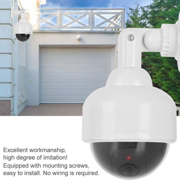 Fake / Dummy Camera CCTV, with Flashing Red LED Light (1 Pc / Battery Not Included)