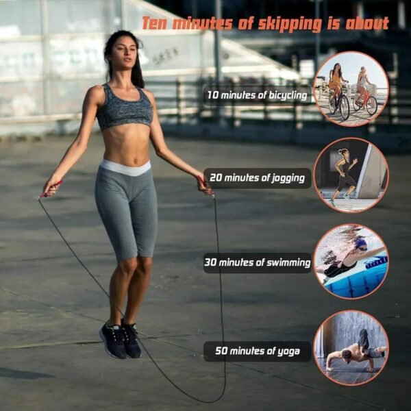 Speed Skipping Rope, Jump Rope With Pvc Handle, Sports Skipping Rope for Men