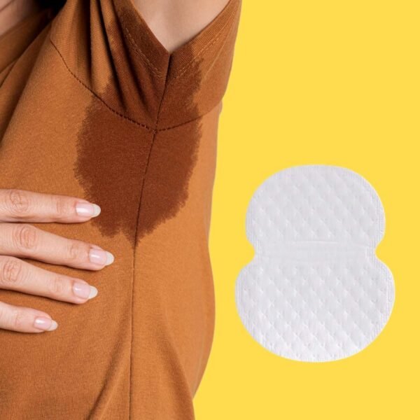 Underarms Sweat Pads Disposable Highly Absorbent Pads Cotton (Pack of 10)