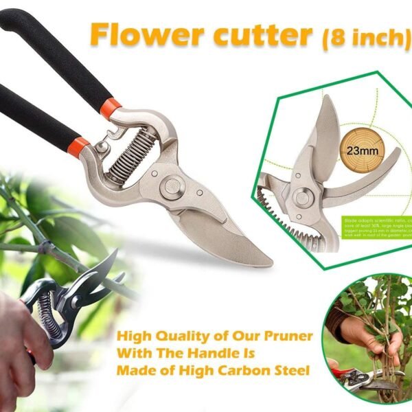 Garden Shears Pruners Scissor, flower cutter (8 inch)