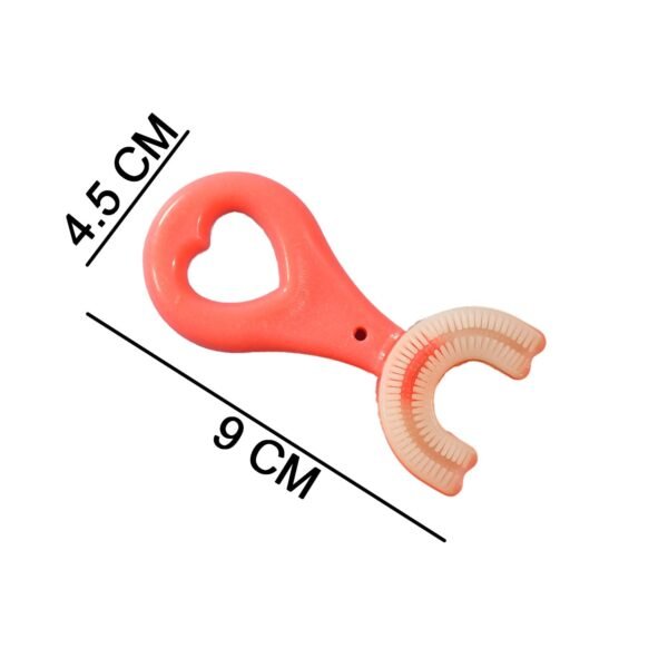 4_ce89bd93-6a0b-4663-9dda-0445b161d7f4.jpg U-Shaped Toothbrush for Kids, 2-6 Years Kids Baby Infant Toothbrush