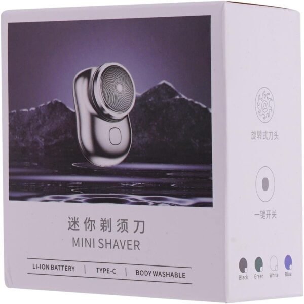 Mini Electric Shaver Portable Rechargeable Wireless Beard Hair Razor for Men and Women