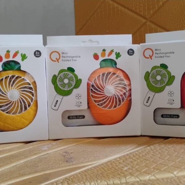 USB Operated Handheld Mini Fan ( Mix Colour)