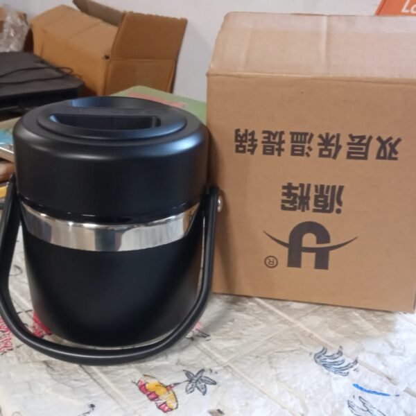 Leak-Proof Thermos Flask: Keeps Food Hot & Fresh (Stainless Steel, Multi-Color)