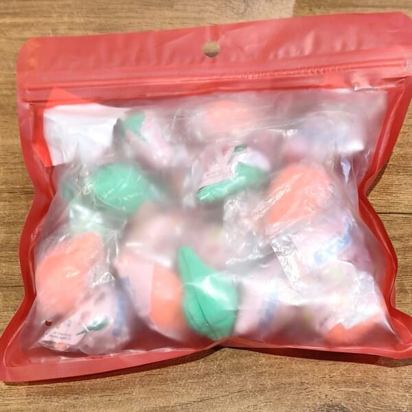 Shankh Shape Eraser Rubber (20 Pc / Mix Colour & Design)