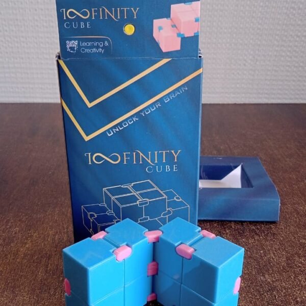 Infinity Cube Fidget Toy Stress Relief Hand Puzzle for Kids & Adults 1 Pc