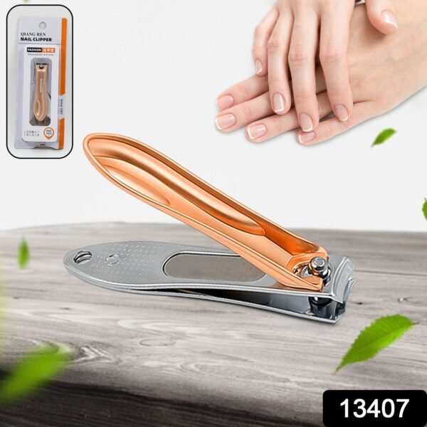 4e6e4140-8e5c-424d-98ed-f175750fbfbf.jpg Stainless Steel Folding Portable Large Nail Clippers with Nail File (1 Pc)