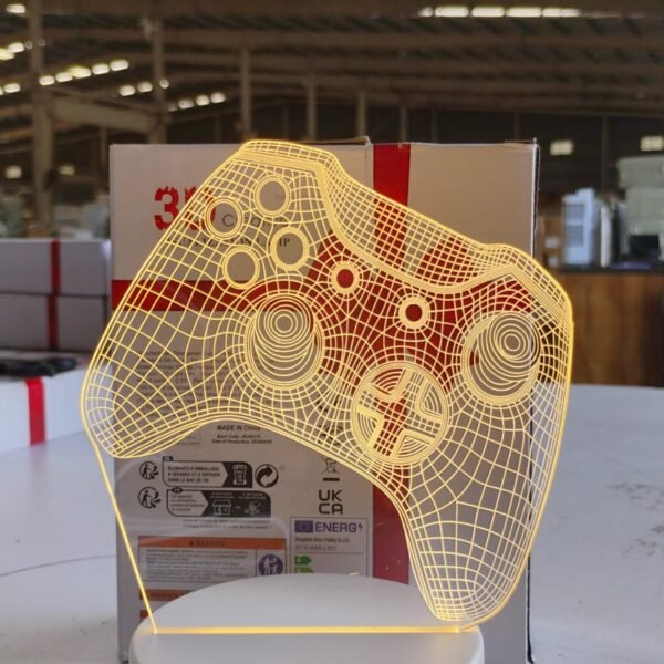 4ea4aabf-4259-4e4f-8167-0ad046962f77.jpg 3D Illusion LED Night Lamp with Gaming Controller Design