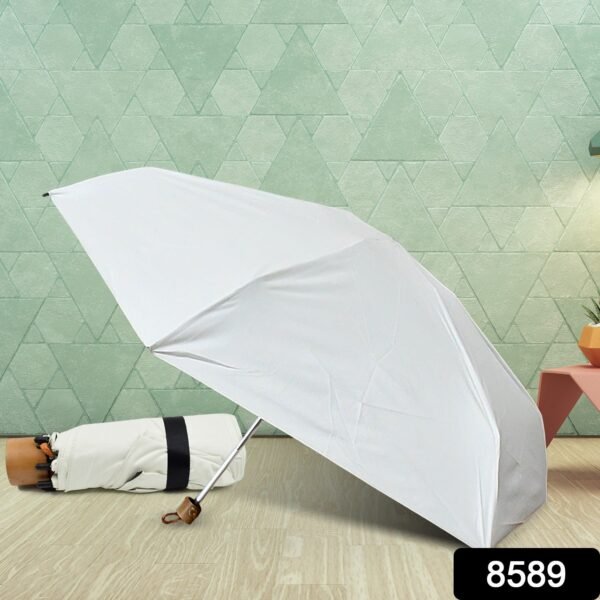 4fa8a58d-fa81-4d94-b25b-65eaa0355377.jpg 3-Fold Sun & Rain Protective Solid Foldable Umbrella, (1 Pc)