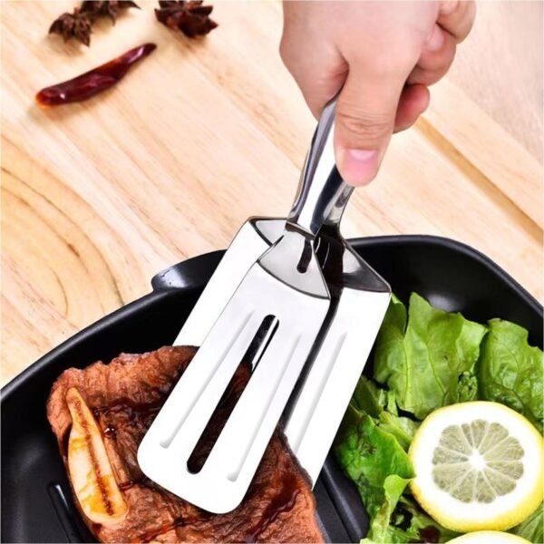 Multifunction Stainless Steel Cooking & BBQ Tongs
