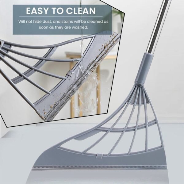 Wiper for cleansing and wiping of all kinds of wet and dry floor surfaces.