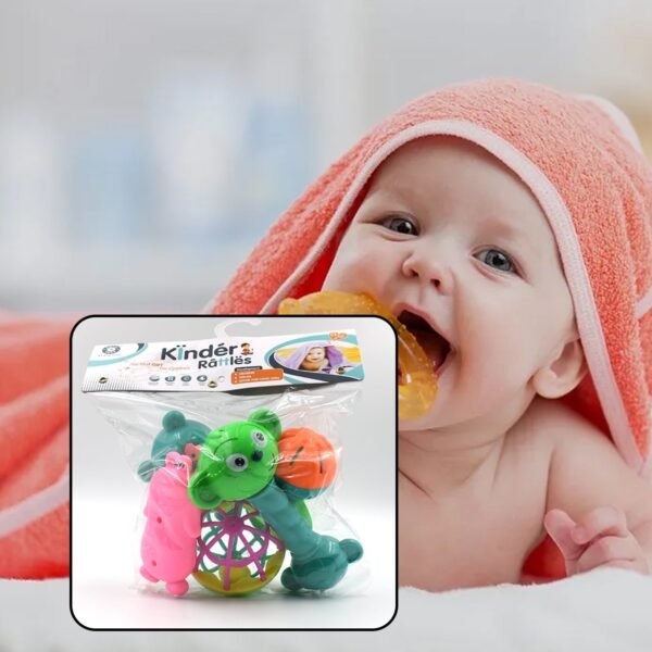 AT38 5Pc Rattles Baby Toy game for kids and babies for playing and enjoying purposes