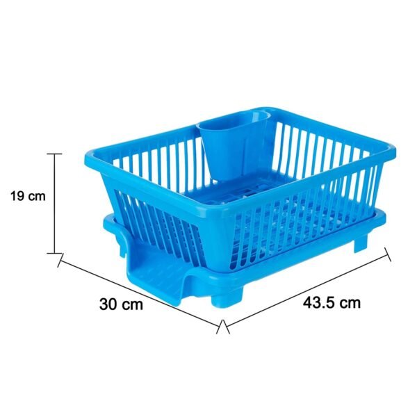 4image_2a6b5f1b-b2a9-4e51-905c-c543536f01a4.jpg Plastic Sink Dish Drainer Drying Rack (With Brown Box) ( MOQ :- 3 Pc)