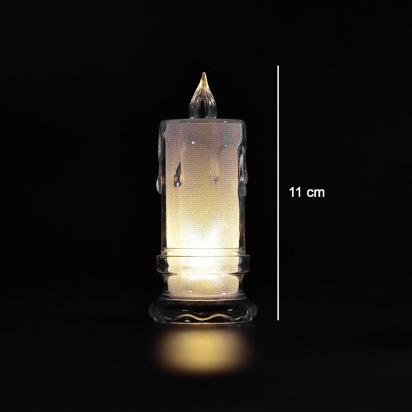 4image_3bd97521-ae76-4fd9-82bd-6159a57d8341.jpg Big Flameless Melted Design Candles Set, Diwali (12 pcs)