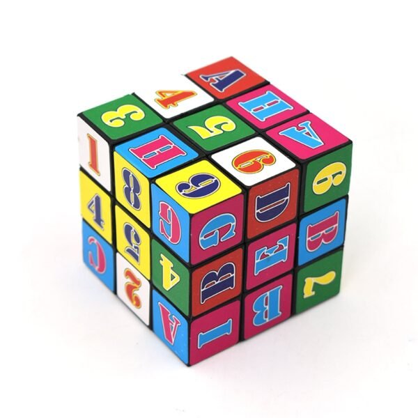 Alpha Numeric Cube for Educational & Entertaining Use by Kids and Adults