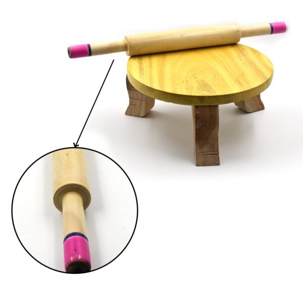 Wooden Roti Maker Belan Used Home Purposes Including Making Rotis Etc. (Belan Only)