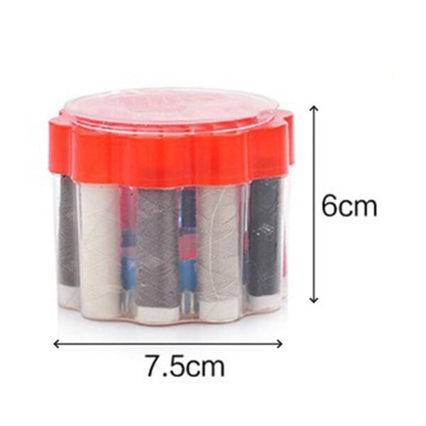 24 Pc Sewing Box for Storing Thread Rolls & Sewing Essentials