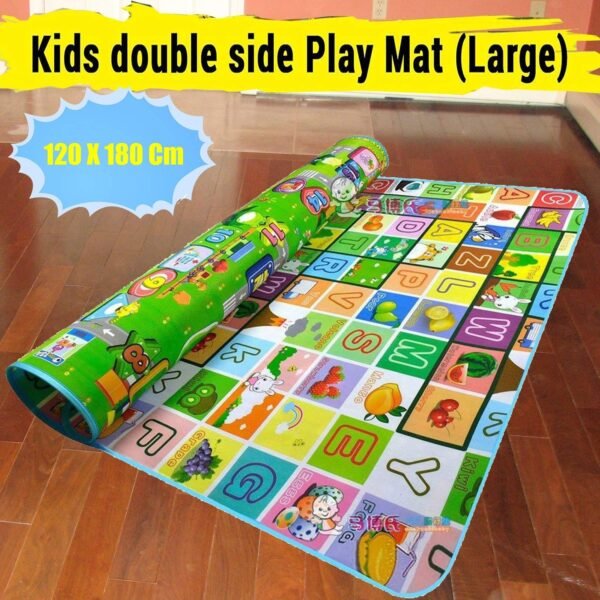 4image_d56a1e1a-d799-4197-acb0-5a91ef531daf.jpg Waterproof Double Side Baby Play Floor Mat for Kids Home With Bag (Size 120 x 180cm)