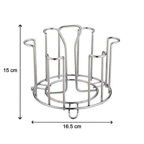 4image_e734c97a-1106-4bb9-be8c-12c440550f35.jpg SS Round Glass Stand used for holding sensitive glasses