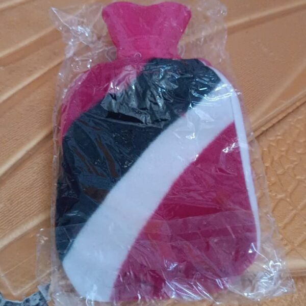 Hot Water Bottle Bag With Cover (1 Pc / Mix Design & Color / 250 ML Approx)