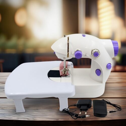 Home Tailoring Sewing Machine With Extension Table Set,  Portable Stitching Machine