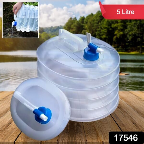 50e0929b-41a3-4182-9183-803e0969b36d.jpg Outdoor Camping Collapsible Water Container with Carry Handle & Tap Valve