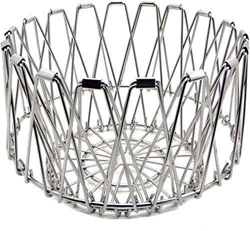 51-8-0lRK0L_8976f4ac-9f34-45ac-aebb-e418588115c4.jpg Multipurpose Fruit Basket Stainless Steel Wire Bowl Foldable Basket