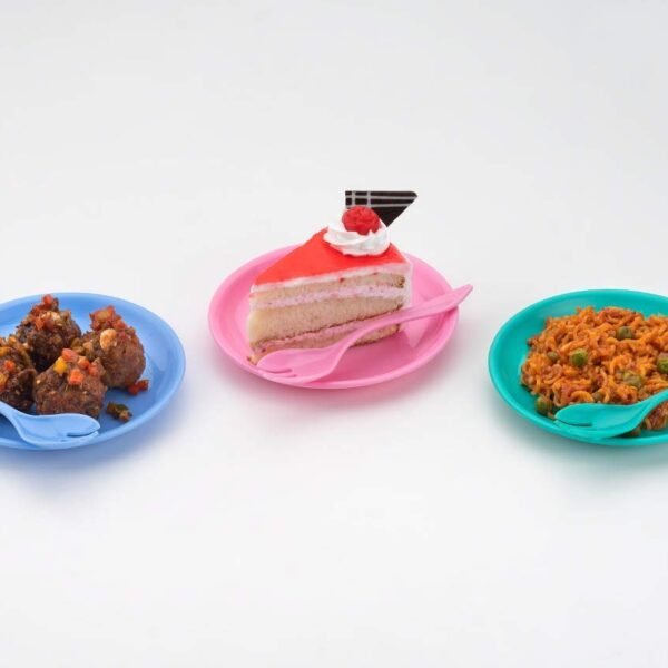 Multipurpose Snack Set 3 pcs - Spoon, Bowl and Dish