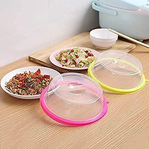 Microwave Food Cover, Air-Tight Splatter Lid for Plates – Dishwasher Safe