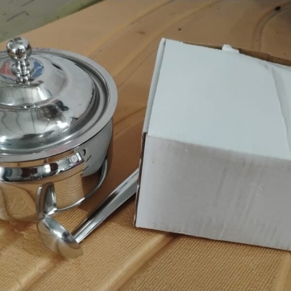 51121f72-d406-4d0b-a3b6-9f81c25e047d.jpg Premium Stainless Steel Ghee Pot (1 Set)