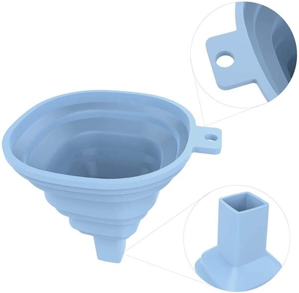 511l1VmFWVL._AC_SL1001.jpg Flexible Silicone Kitchen Funnel Liquid / Powder Transfer Hopper Food (Small)