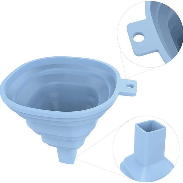 511l1VmFWVL._AC_SL1001.jpg Flexible Silicone Kitchen Funnel Liquid / Powder Transfer Hopper Food (Small)