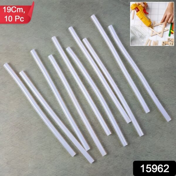 5146a1f3-3538-40fe-b8eb-5ea13d6c3446.jpg Transparent Hot Melt Glue Sticks (10 Pc Set)