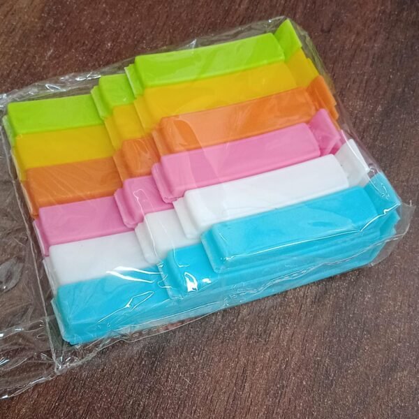 Food Bag Clip Sealer – Airtight Plastic Clips Snacks, Kitchen & Camping (18 Pc Set)