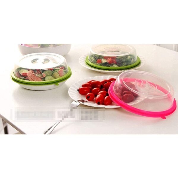 Microwave Food Cover, Air-Tight Splatter Lid for Plates – Dishwasher Safe