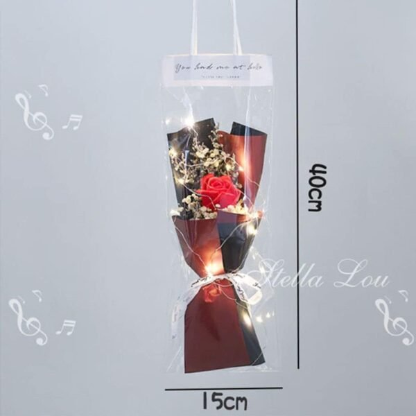 Home Decoration Rose Hand Made Valentine's Day Artificial Flowers(1 Pc)