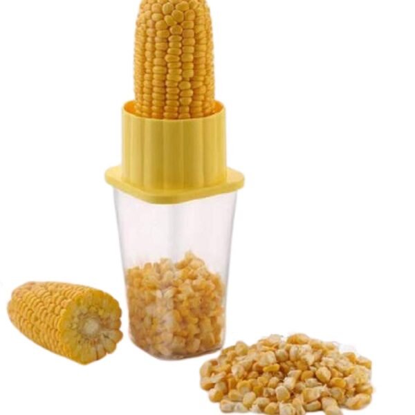 Multi Use Plastic Corn Stripper Cob Remover Bowl
