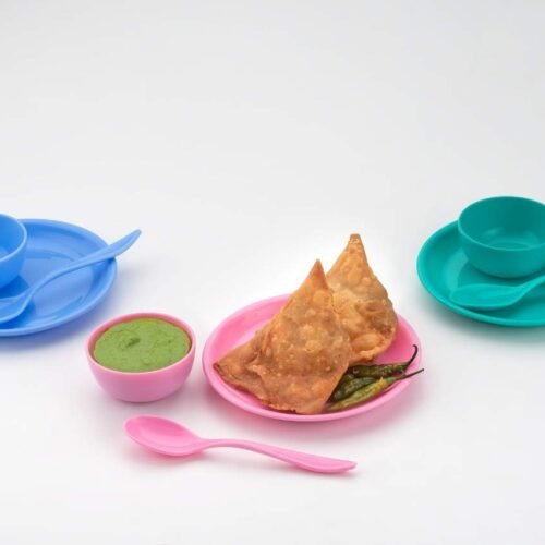 Multipurpose Snack Set 3 pcs - Spoon, Bowl and Dish