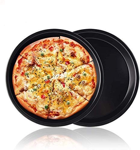 51Pn6ZgAscL.jpg Steel Non-Stick Round Plate Cake Pizza Tray Baking Mould