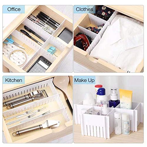 51QTT8dMrmL.jpg Adjustable Drawer Organizer and Kitchen Board Divider 6 pcs set
