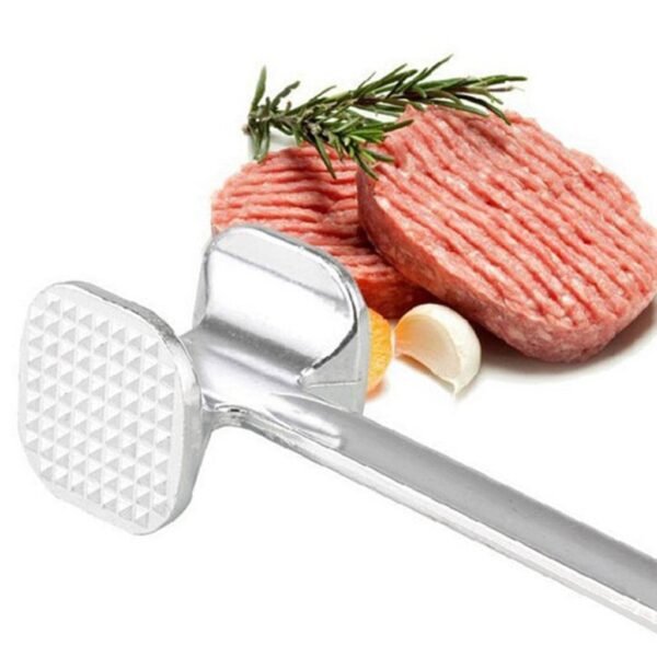 51Utu_TtvzL._SL1024_4b65012a-1dad-415a-9072-487a6fad5d3e.jpg Double Sided Beef Steak Mallet (Aluminum): Meat Tenderizer Hammer