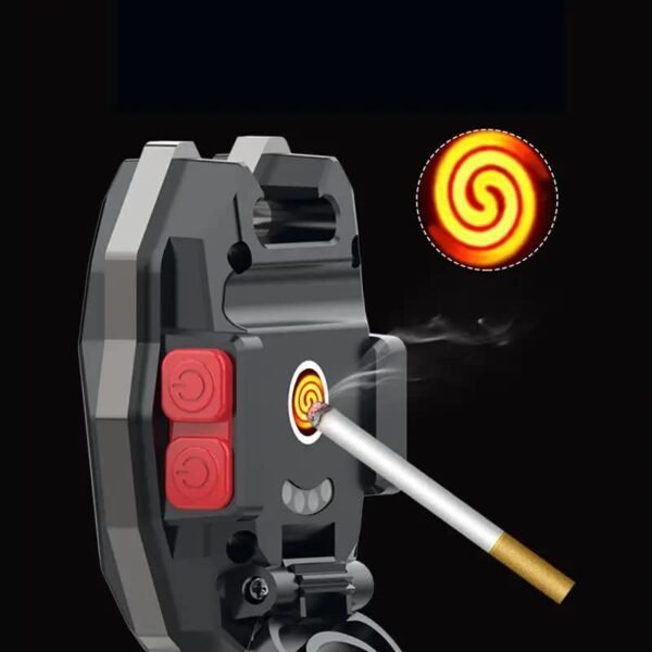 51W1mLbBPML_b38ed659-ad59-4bc2-bfb5-da48a174fa8f.jpg Triangular Camping Flashlight with Lighter – 6 Modes, 3 Colors, Waterproof