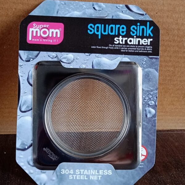 Supermom Stainless Steel Square Sink Strainer (1 Pc)